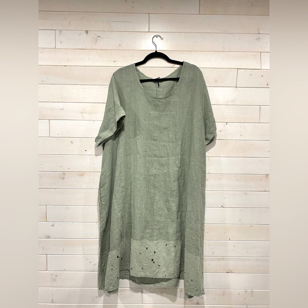 100% Linen Dress 3X BNWOT